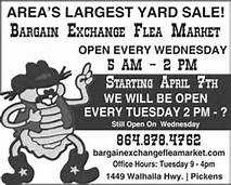 Bargain Exchange Flea Market (Pickens, SC)