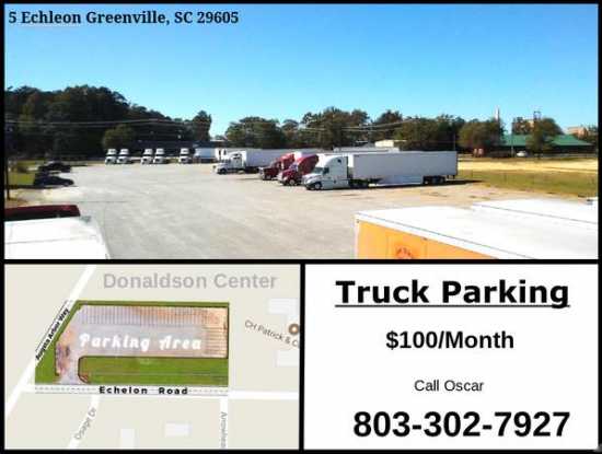 Tractor Trailer Parking - $100 (Greenville, SC)  