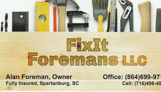 Experienced insured carpenter (Upstate SC