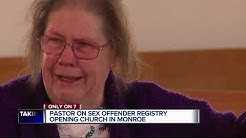 Pastor on sex offender registry opening church 
