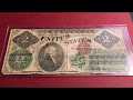 Earliest United States Paper Money $2 Bill 1862 