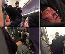 United Airlines passenger w dragged Off (2 VIDEOS)