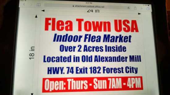  Huge indoor flea market! - $1 (Forest city nc)