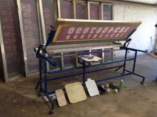 Manual Screen Print Shop - $3500 (Greenville, SC) 