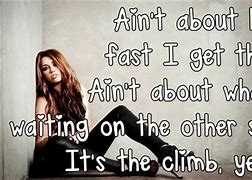 Miley Cyrus The Climb Lyrics HD] 