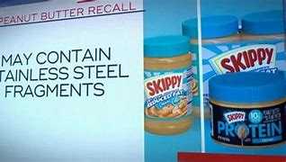 Recall over 161,000 pounds f Skippy Peanut Butter 