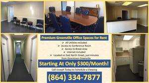 Premium Greenville Office Spaces For Rent
