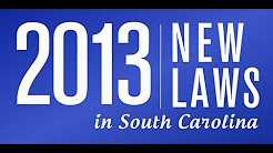 New South Carolina Laws for 2013 - Charleston SC 