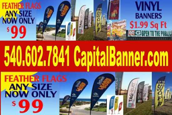 ✔Banners $1.99 SF BANNERS, FEATHER FLAGS, BROCHURE